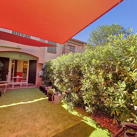 Cosy, Wi-fi, Jardin & Parking, Jasmins Entre Cannes Et Antibes Apartment
